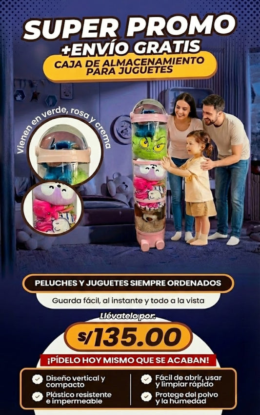 Caja de Almacenamiento Para Juguetes