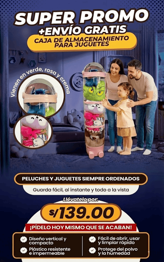 Caja de Almacenamiento Para Juguetes