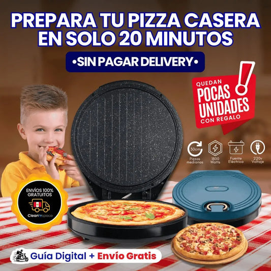 Máquina Eléctrica para Pizzas y Preparaciones Rápidas