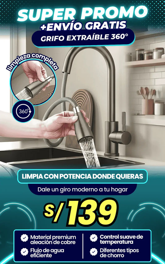 Grifo extraíble 360