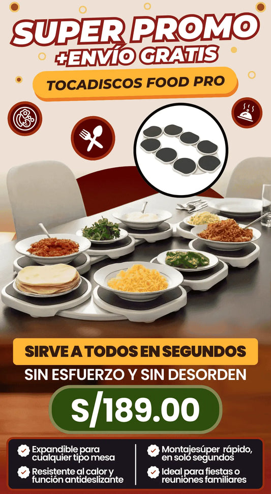 Tocadiscos food pro