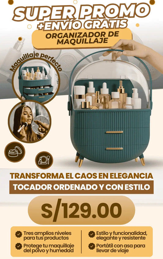 Organizador de Maquillaje para tocador